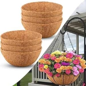 Coco Fiber Hanging Basket 16 inch Pack of 5